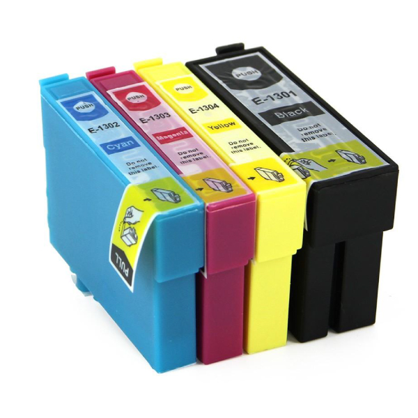 Pack 4 tinteiros compatíveis Epson T1301 T1304 Preço 5 99 Printflow